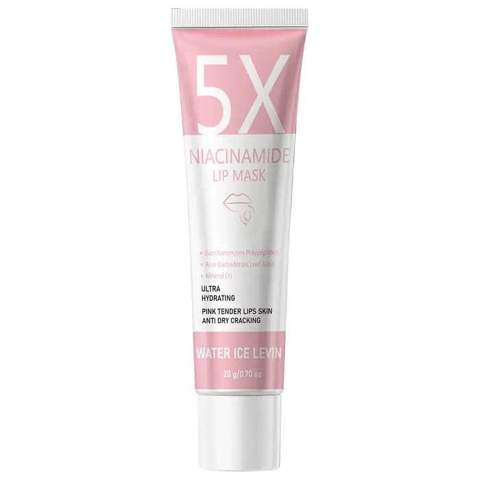 Masque pour les lèvres à la niacinamide 5X, ultra hydratant, anti-dessèchement et anti-gerçures, ave