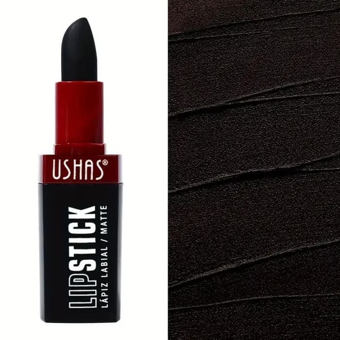 USHA's rouge à lèvres noir Halloween prêt à expédier imperméable longue durée mat maquillage pour le