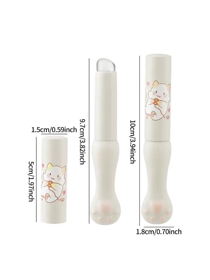 Brosse à lèvres en Silicone, Design griffe de chat, lèvres douces, accessoire de maquillage multi-us