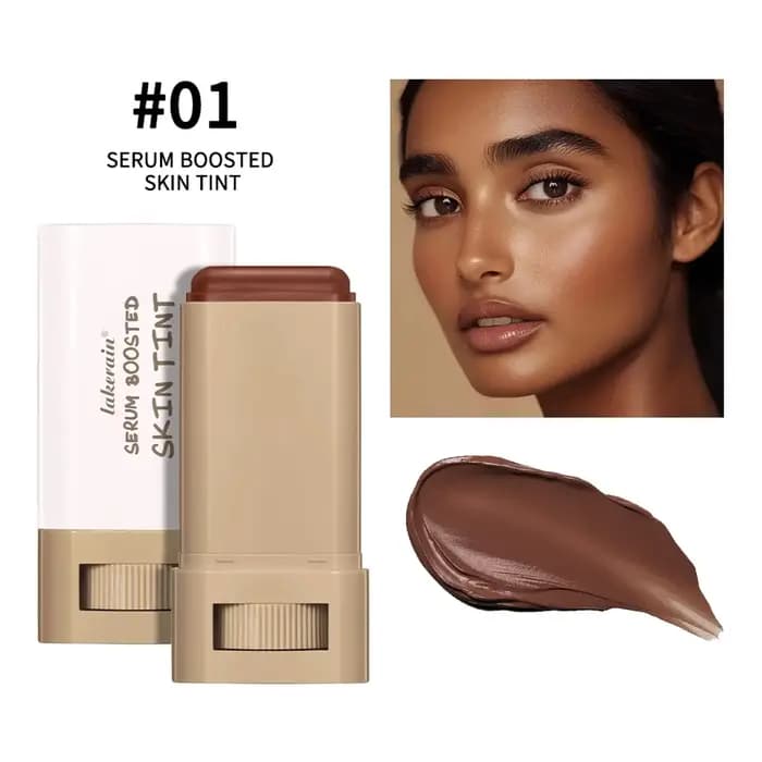 Bâton de fond de teint baume sérum, teinte de peau boostée, bâton de fond de teint lisse et plus dod