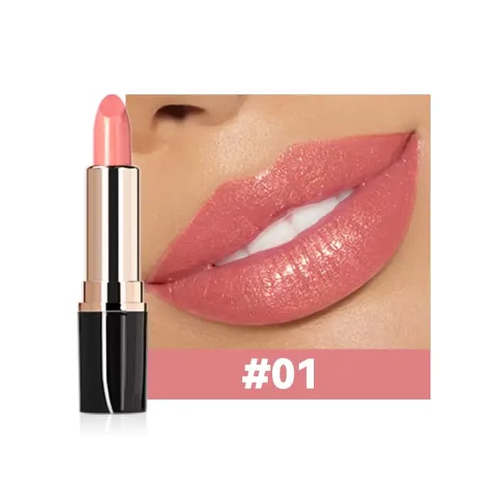 Rouge à lèvres brillant imperméable, couleur longue durée, plusieurs couleurs au choix, pour un maqu