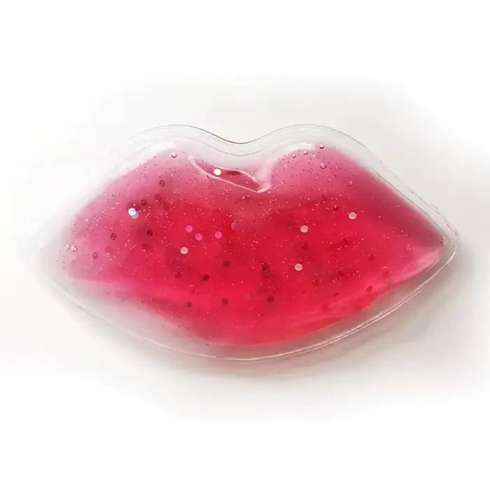 Gel à lèvres apaisant, bloc de glace, coussin de Gel rafraîchissant réutilisable pour le confort des