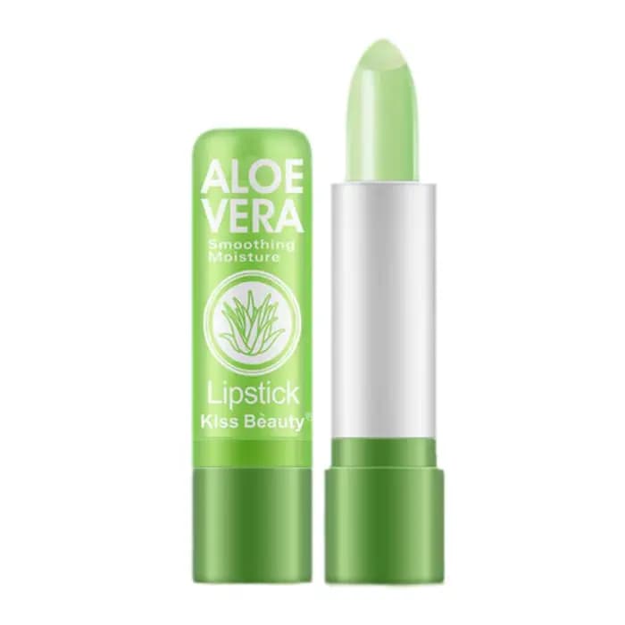 KISS BEAUTY Rouge à lèvres changeant de couleur à l'aloe vera - Baume à lèvres hydratant longue duré
