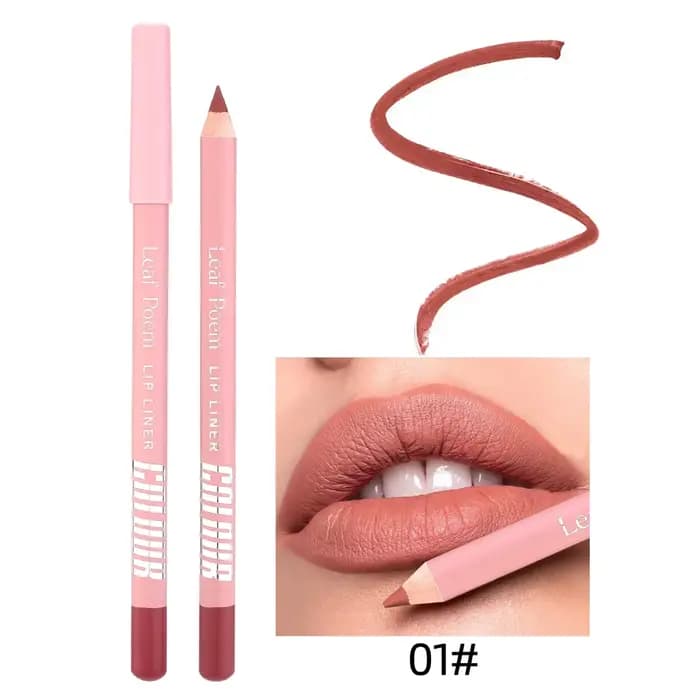 Crayon à lèvres imperméable, stylo cosmétique, maquillage contour des lèvres, 12 couleurs, nude 256