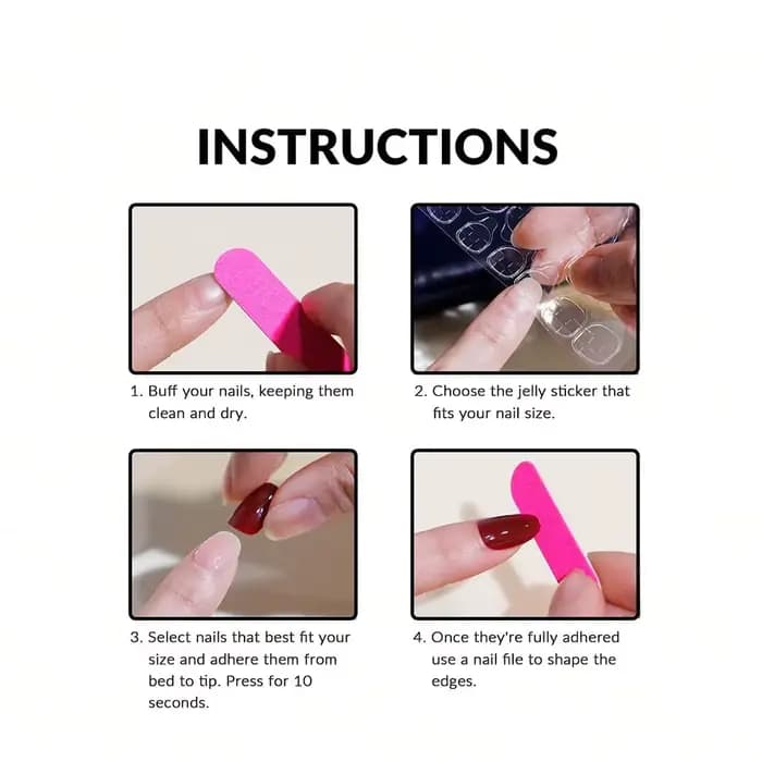 Faux ongles longs en amande, blancs, à pression française, couverture complète Simple, pointes détac