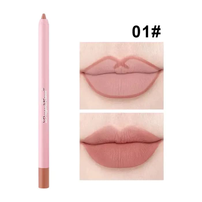 Crayon à lèvres mat nu, imperméable, durable, dodu, contour naturel, ligne de Contour, maquillage, s