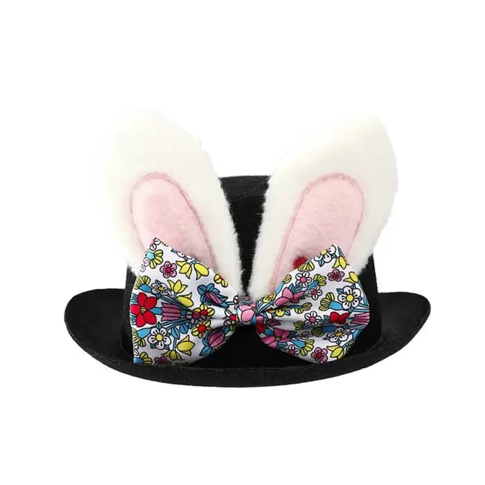 Accessoire Chapeau de Pâques noir pour déguisement, jeu de rôle, accessoire photo, cosplay, spectacl