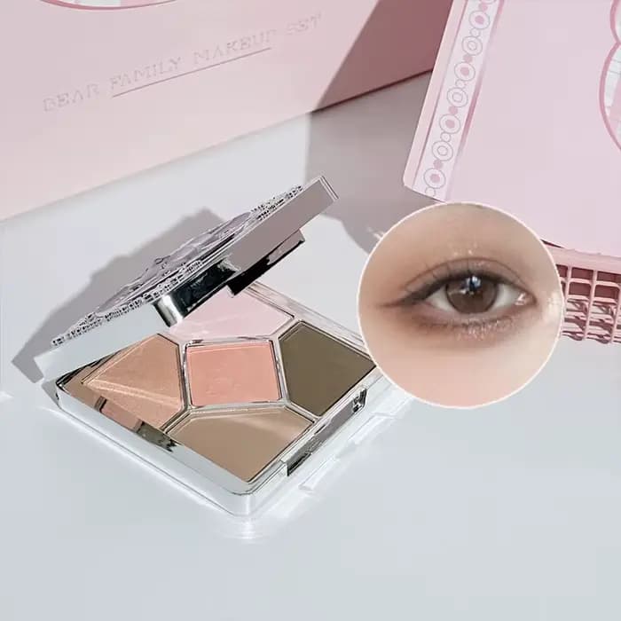 ART VALUE Coffret de maquillage multifonction 7 pièces comprenant 3 rouges à lèvres mats, 1 poudre p