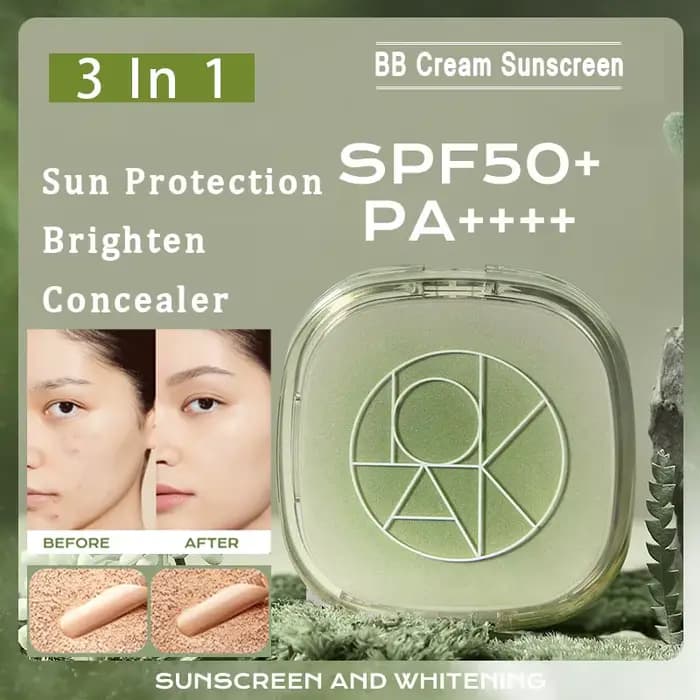 Coussin de protection solaire blanchissant Compact SPF50 + BB crème