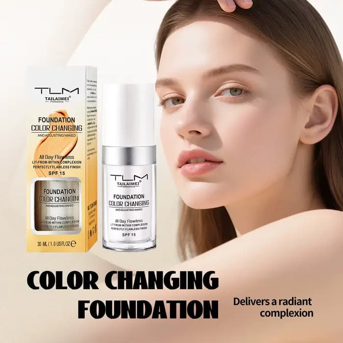 TLM – fond de teint liquide correcteur à couleur changeante