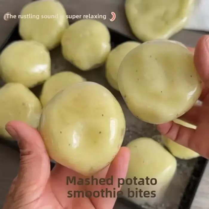 Jouet anti-stress réaliste en forme de purée de pommes de terre à la vaseline, fait main, doux, amusant, décompression, décoration de la maison, cadeaux