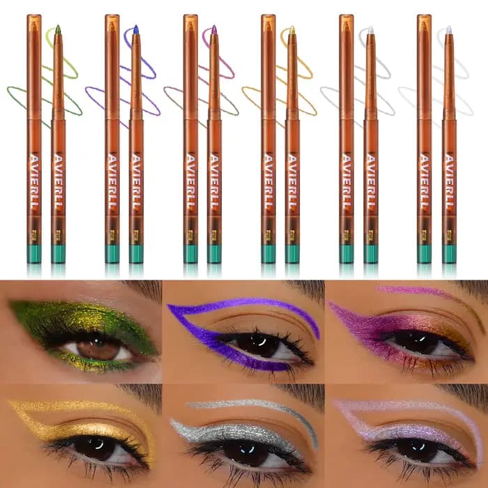 Crayon Eyeliner Gel Vert Scintillant