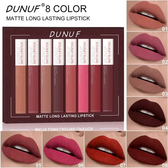 Ensemble de gloss à lèvres de couleur mate