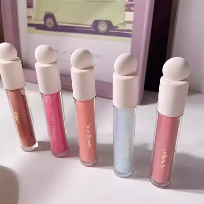 Rare Beauty Gloss à lèvres scintillant 6 couleurs Beam Flicker Glimmer Blaze Fine Sparkling