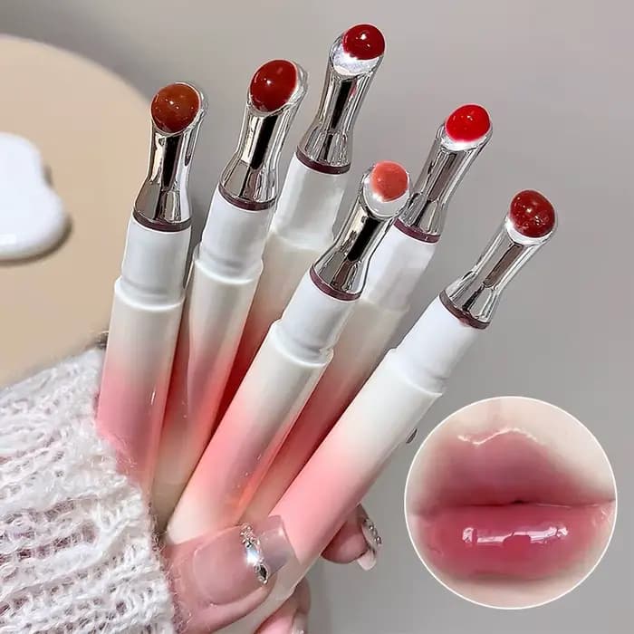 Kakashow miroir aqueux brillant à lèvres fer brosse tête gelée