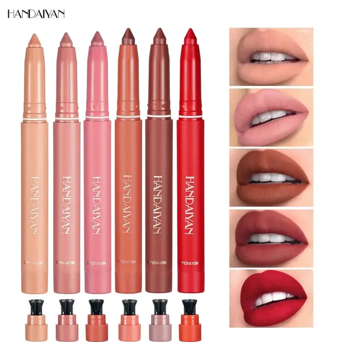 Stylo à lèvres mat velours rose 12 couleurs