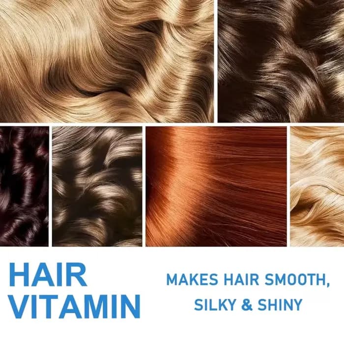 Sérum capillaire vitaminé avec huile d'argan, de macadamia et d'avocat, spray nourrissant pour des cheveux lisses, brillants et sains, soin des cheveux secs, 100g