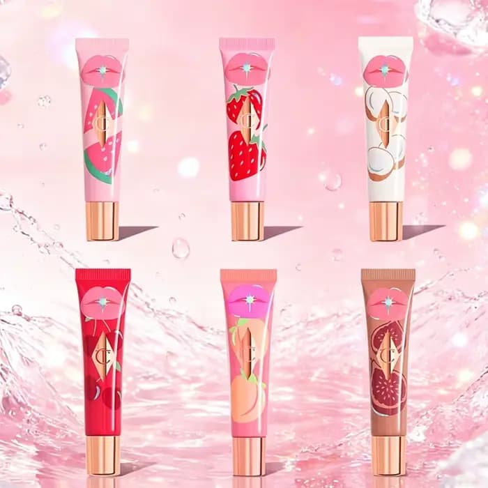 CT Best-sellers populaires Offre à durée limitée Gloss à lèvres hydratant au collagène 8 couleurs Rouge