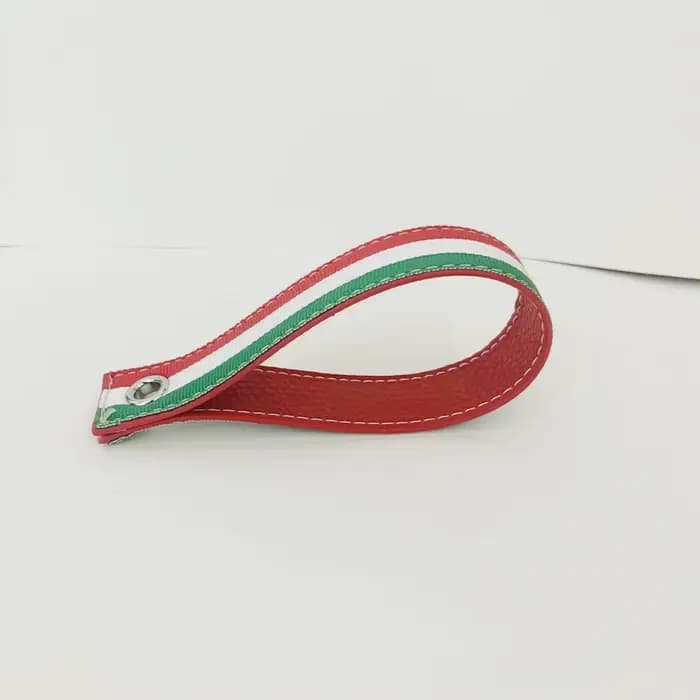 Sangle de hayon en cuir pour style de voiture, couleur rouge, lettrage adapté pour voiture de sport 500 595