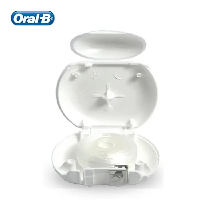 Fil dentaire non ciré Oral B Essential, 2 boîtes de 50 m chacune, nettoyage interdentaire, soin des gencives, fil dentaire pour le nettoyage buccal