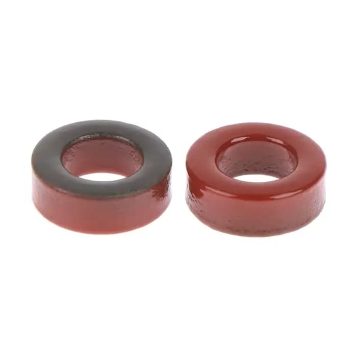 Nouveau lot de 5 noyaux magnétiques toroïdaux en ferrite de fer carbonyl T50-2, 13*7.5*5 mm, 4.9nH/N2, anneau magnétique rouge