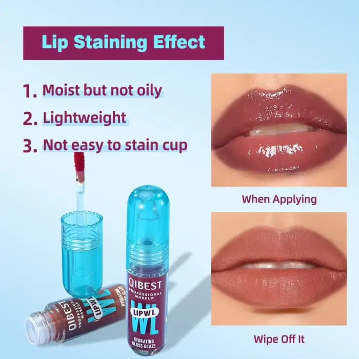 Gloss à lèvres cristallin QIBEST