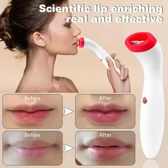 Pompe à lèvres électronique en silicone vibrant