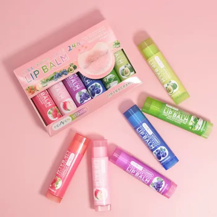 Ensemble de baume à lèvres aromatisé aux fruits Pennyfun : formule ultra-hydratante et hydratante - Traitement