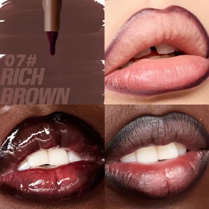 Crayon à lèvres velours marron