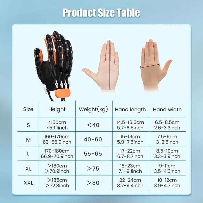 Gants de Robot de rééducation d'hémiplégie d'accident vasculaire cérébral, entraînement des doigts, gants de Massage, dispositif de récupération de la fonction de la main