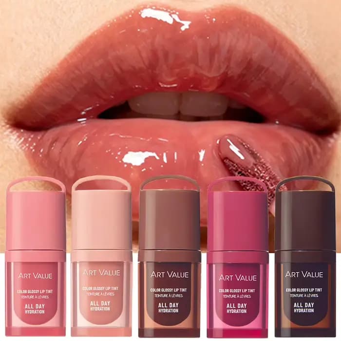 Gloss à lèvres effet miroir