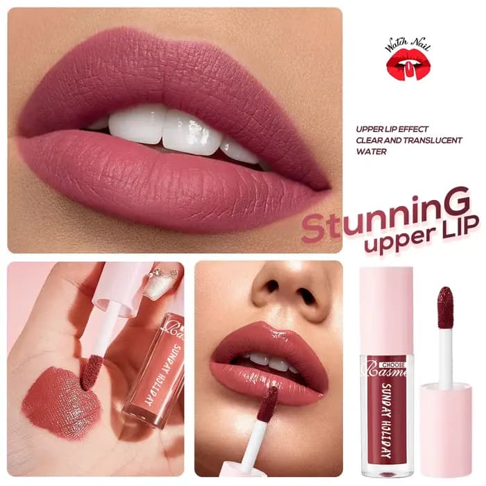 Lot de 10 rouges à lèvres velours : gloss imperméable et longue tenue