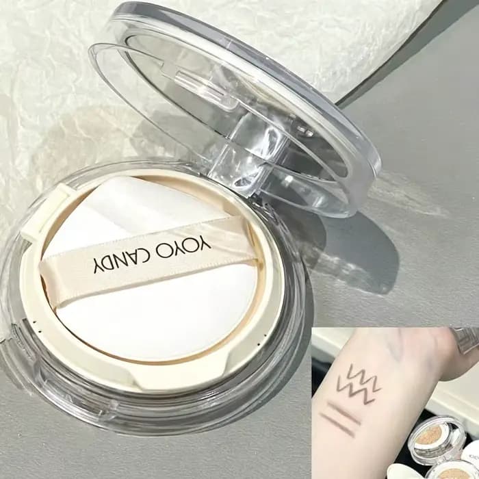 Yoyo Candy Soft Glow Nude Cushion Foundation Texture fine