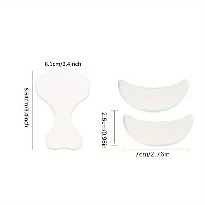 Patchs faciaux réutilisables en silicone