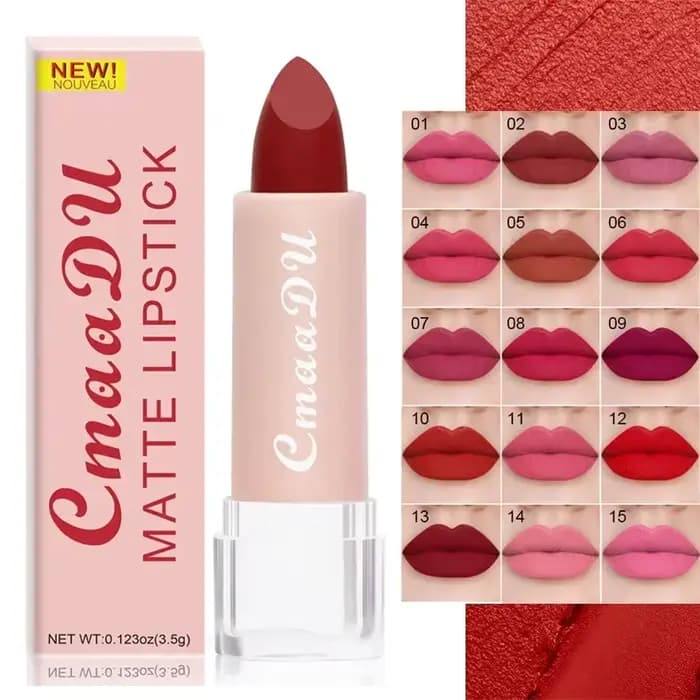 Femme Sexy 15 couleurs velours mat rouge à lèvres teinte