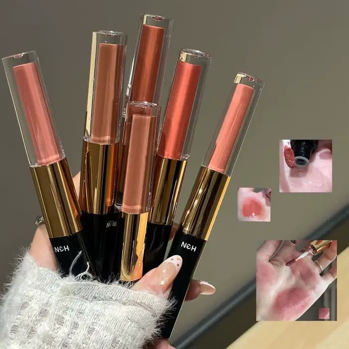 Gloss à lèvres double embout