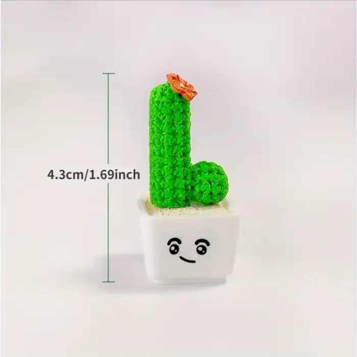 1 lot de 4, Cactus succulent en résine, Mini plante verte, voiture, bureau, maison, salon, artisanat créatif, petit Cactus frais, décoration