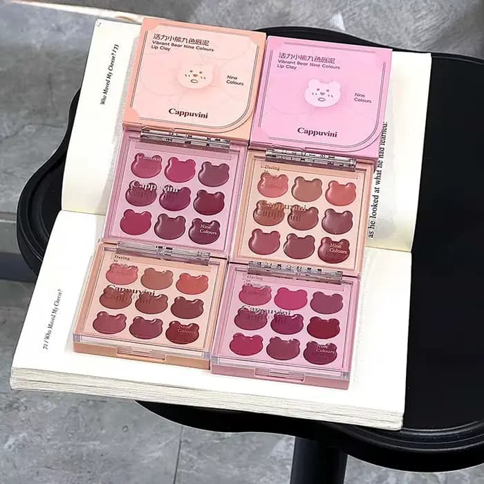 Cappuvini Mousse à lèvres velours 9 couleurs – Finition mate et naturelle