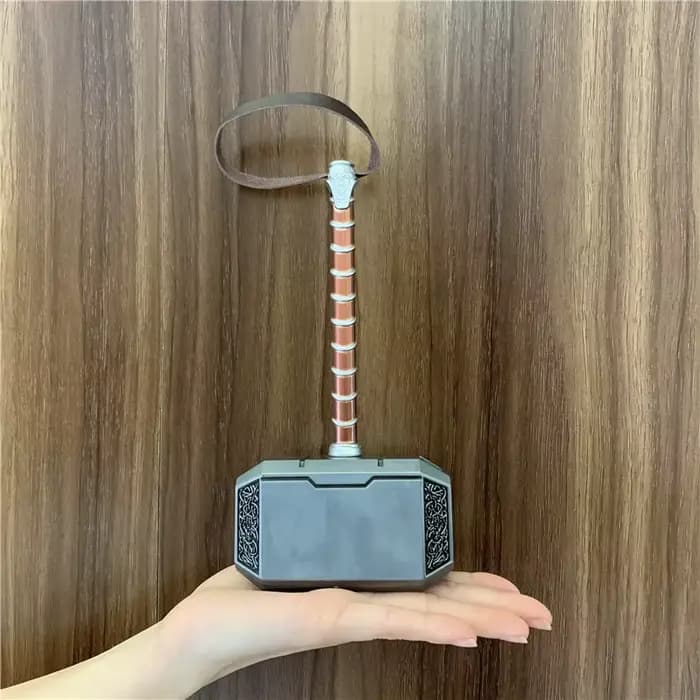 Marteau de Thor tonnerre marteau entièrement en métal film Cosplay armes modèle cadeau Marvel Avengers super-héros Iron Man recueillir jouet en boîte