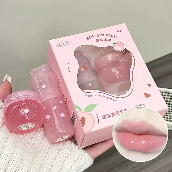 Masque pour les lèvres hydratant et éclaircissant Sensory Party - Hydratation intense