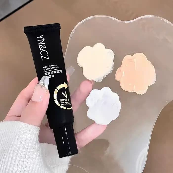 Fond de Teint Liquide Blanc Couvrance Totale pour Maquillage Gothique d'Halloween – Formule Crémeuse Haute