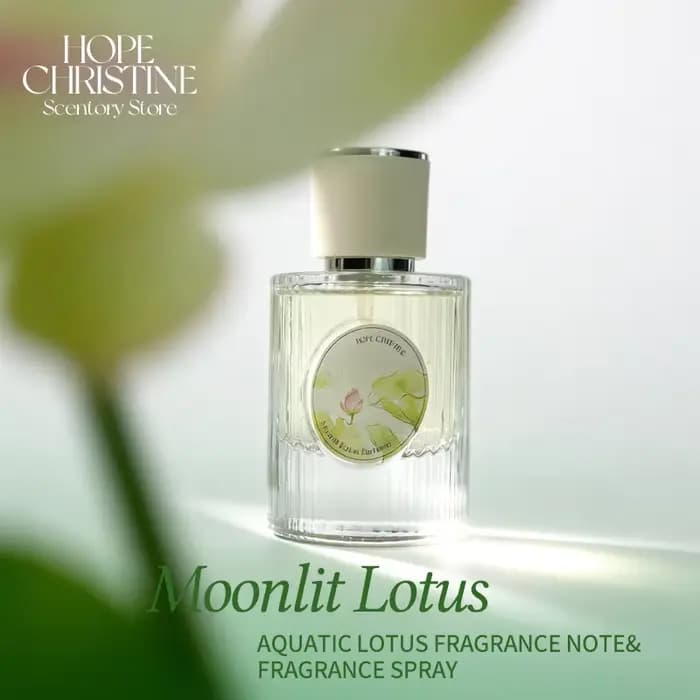 Parfum de lotus frais, fragrance florale et boisée longue durée, beauté orientale, mélangé à du lotus et du jasmin