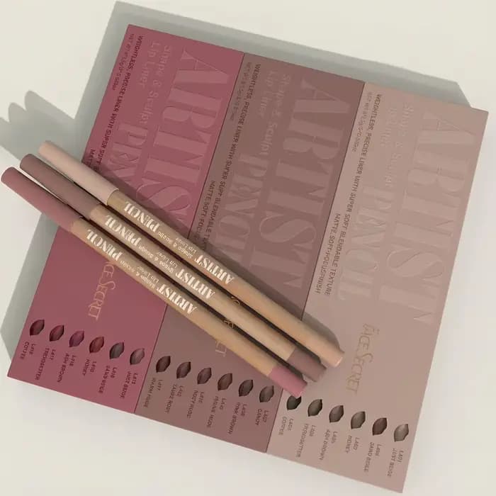 Ensemble de crayons à lèvres velours mat