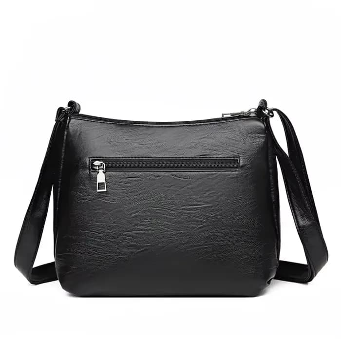 Sac à main asymétrique épaule dénudée en cuir élégant, sac de Shopping, nouvelle mode pour femmes, grain de peau de mouton, beau sac à bandoulière pour dames, 2024