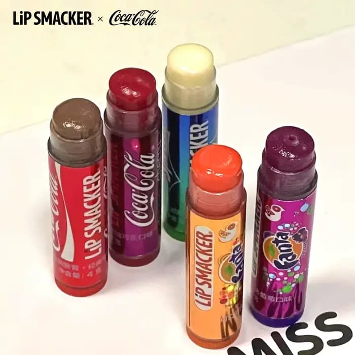 Smacker X CoCa Cola, lot de 5 baumes à lèvres