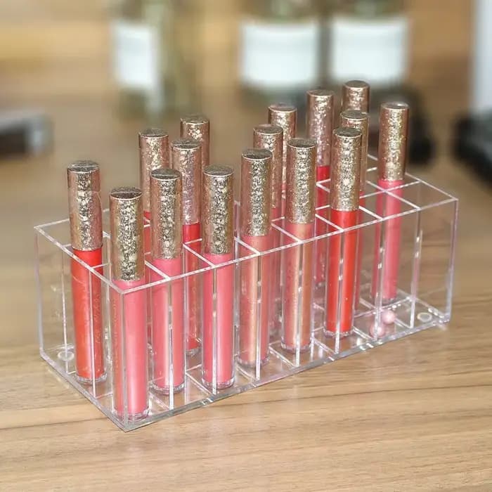 Porte-brillant à lèvres 24 fentes CC crème rouge