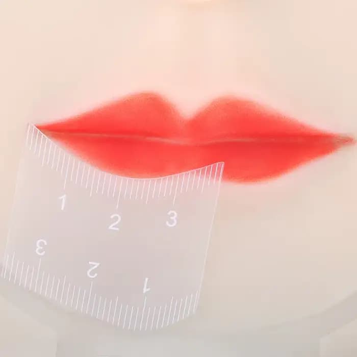 Règle de Mappage des Lèvres 3 Pièces – Outil de Maquillage Permanent Microblading – Guide de Pochoir Cosmétique Professionnel pour Tatouage et DIY