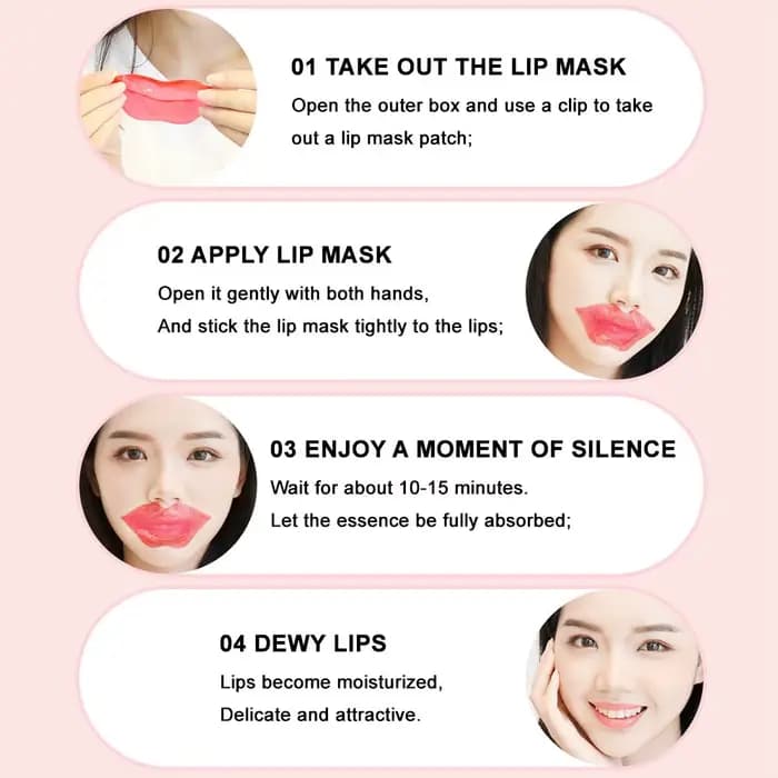 Masque pour les lèvres hydratant à la vitamine C