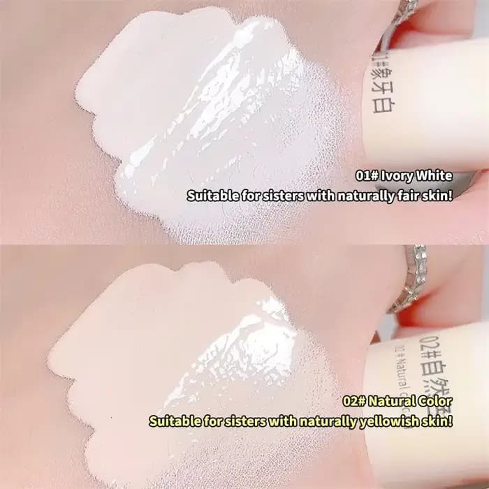 Fond de teint liquide hydratant blanc ivoire