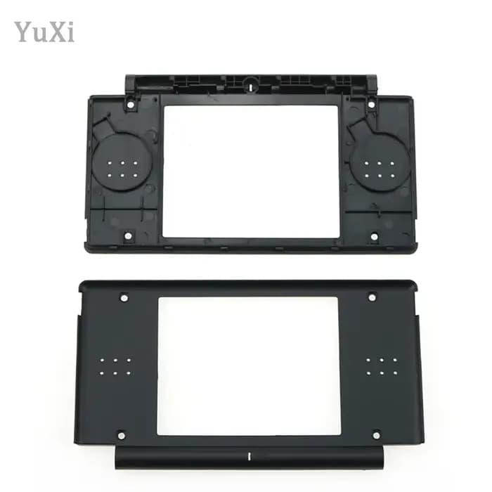 Cadre supérieur et inférieur pour DS Lite, cadre d'écran supérieur et inférieur pour NDSL, cadre intérieur d'écran noir, pièce de rechange, 1 pièce